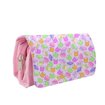 Pink Dolly Mix - Sweets Patterns Pencil Case