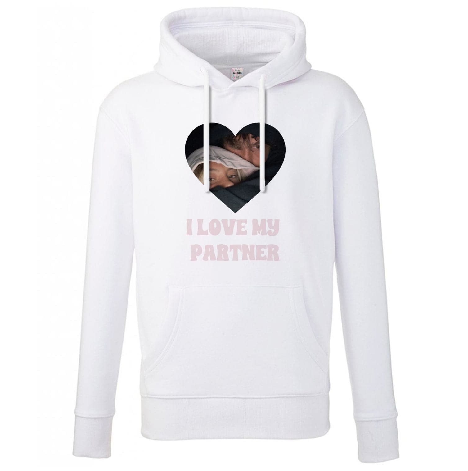 I Love My Partner - Personalised Couples Hoodie