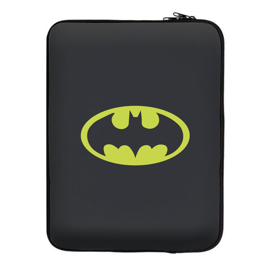 Black Batman Logo Laptop Sleeve