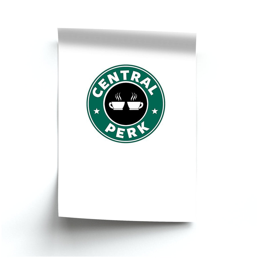 Central Perk - Starbucks Logo - Friends Poster