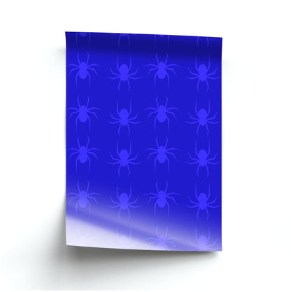 Spider Pattern - Halloween Poster