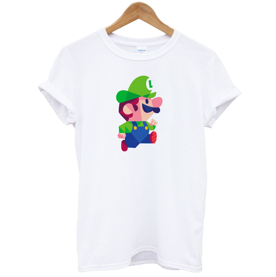 Running Luigi - Mario T-Shirt