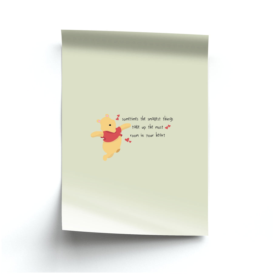 Take Up The Most Room - Winnie The Pooh Poster