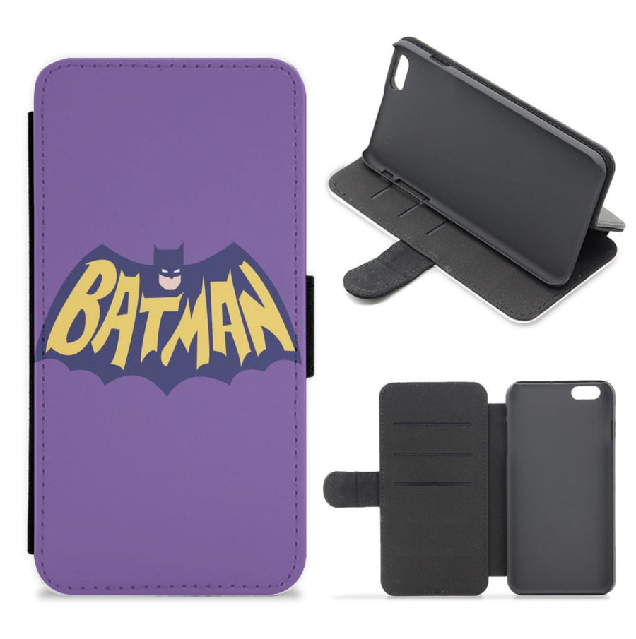 Batman Purple Logo Wallet Phone Case