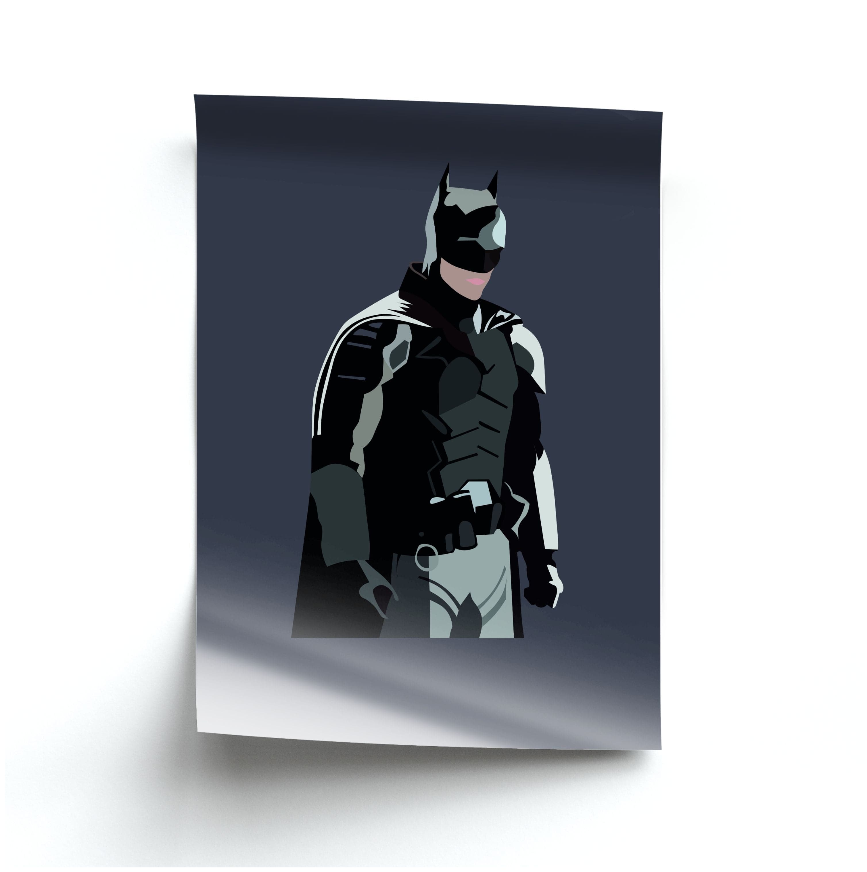 Black Bat Superhero Poster