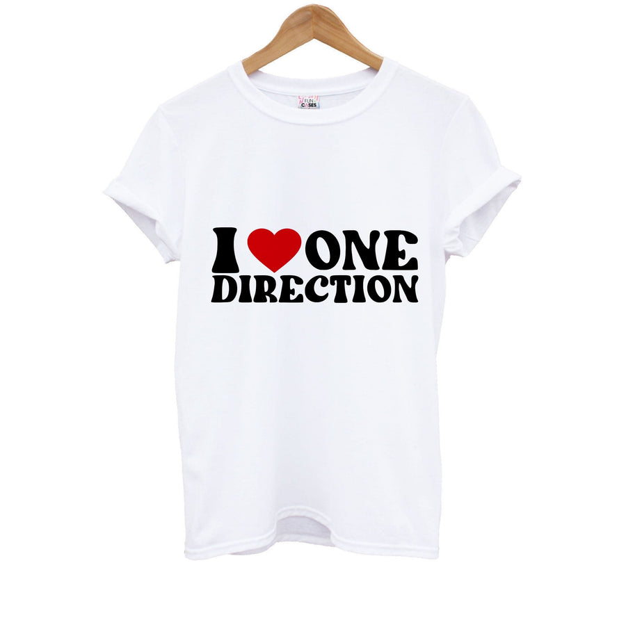 I Love One Direction Kids T-Shirt