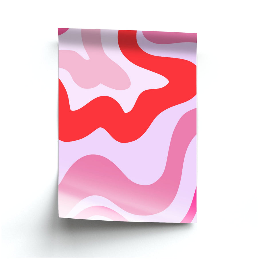 Purple & Pink Abstract  Poster
