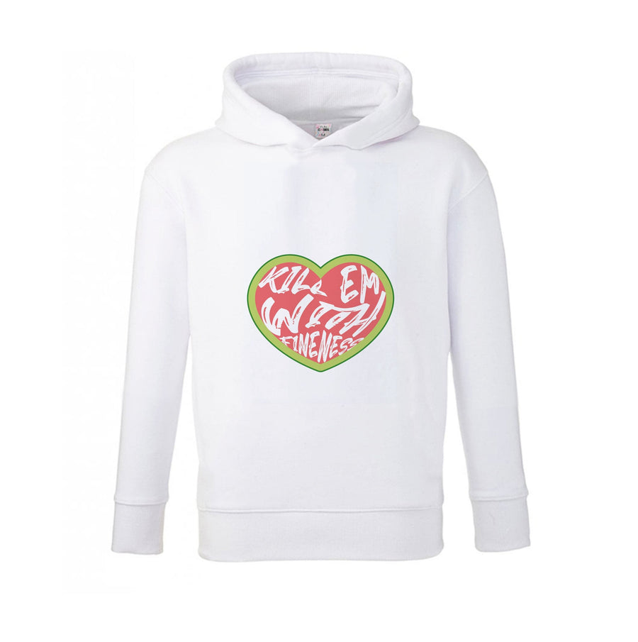 Kill Em With Kindness - Summer Quotes Kids Hoodie