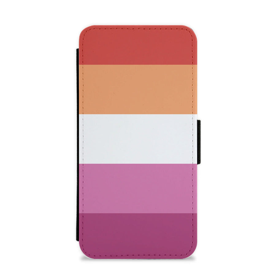 Lesbian Flag - Pride Flip / Wallet Phone Case