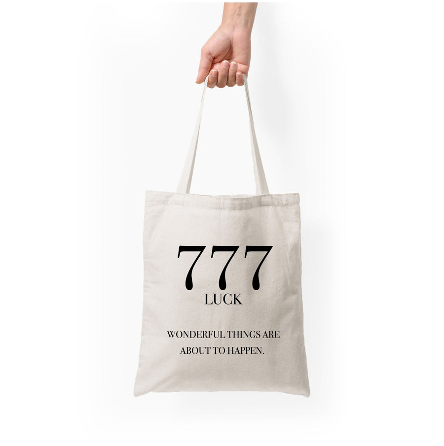 777 - Angel Numbers Tote Bag