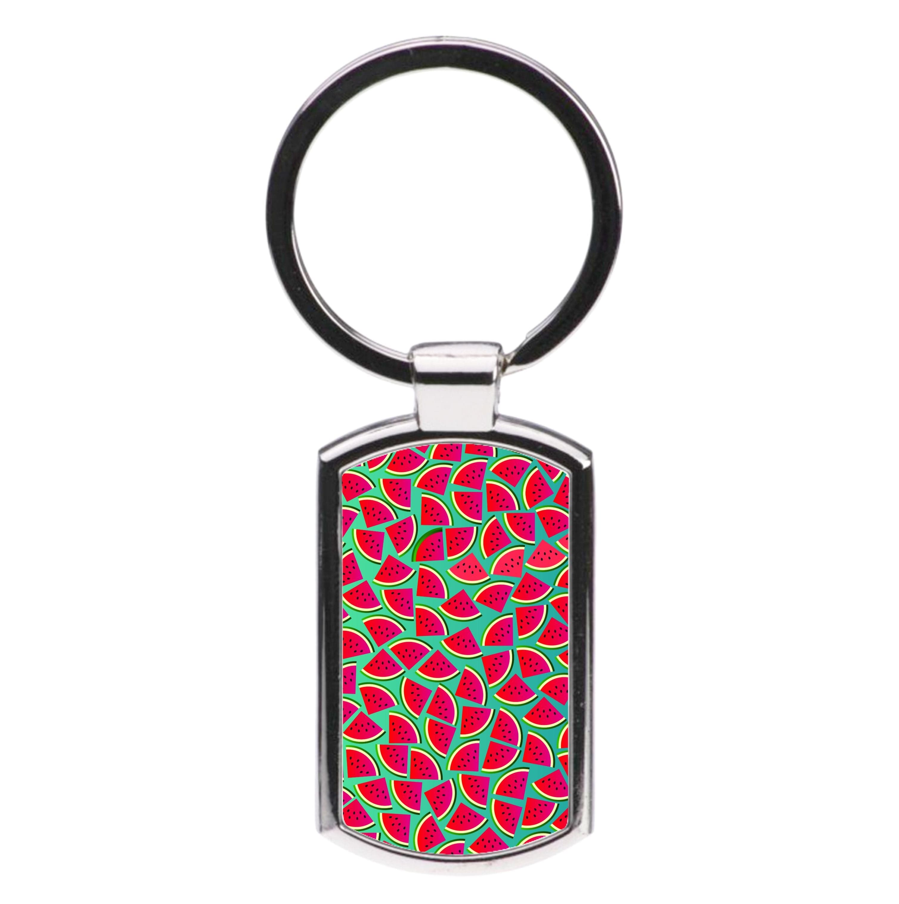 Watermelons - Fruit Patterns Luxury Keyring