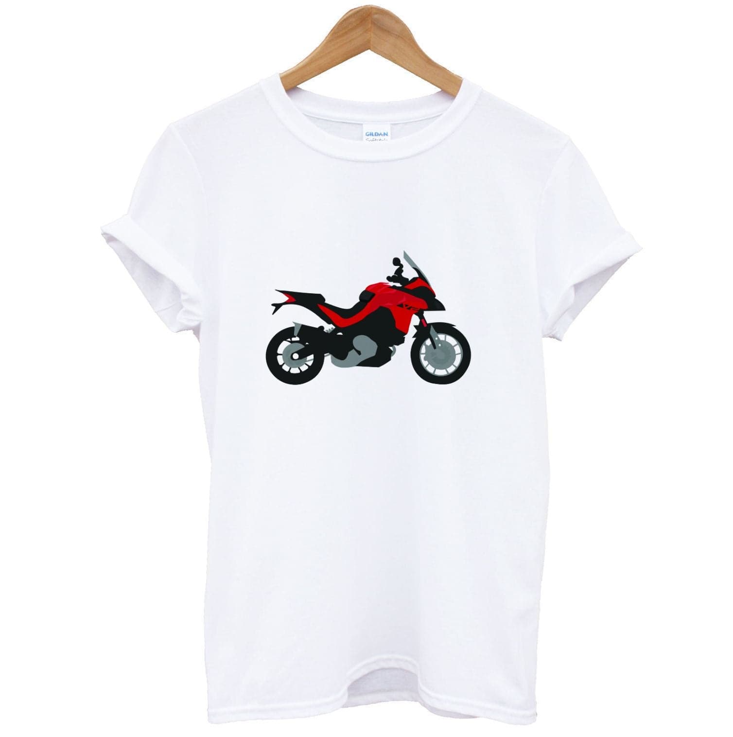 Red Motorbike - Motorbike T-Shirt