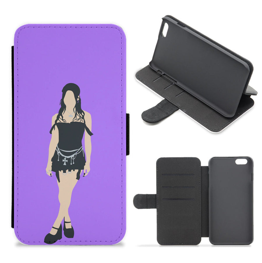 Little Black Dress - Nessa Barrett Flip / Wallet Phone Case