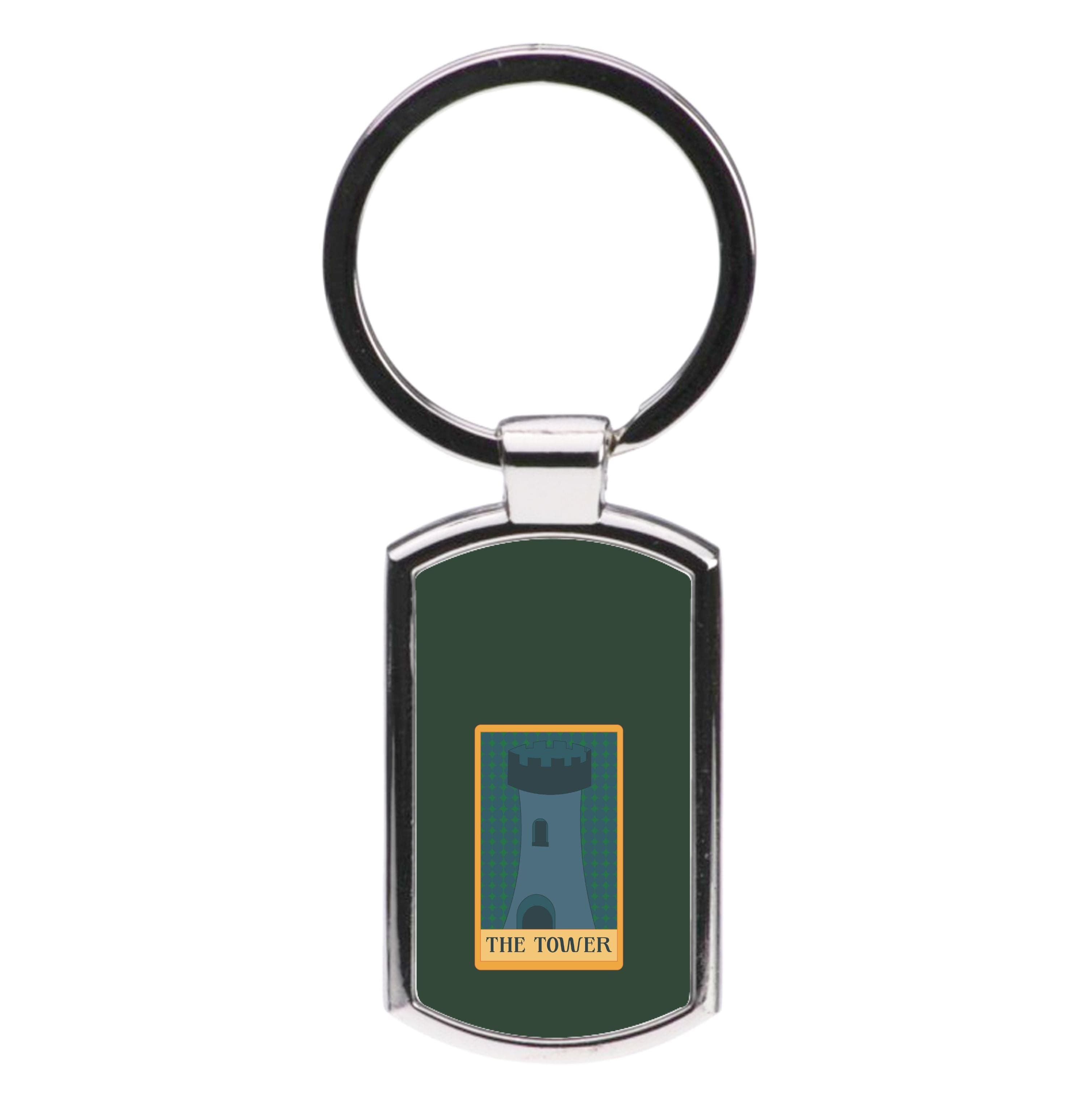 The Tower - Tarot Cards Luxury Keyring