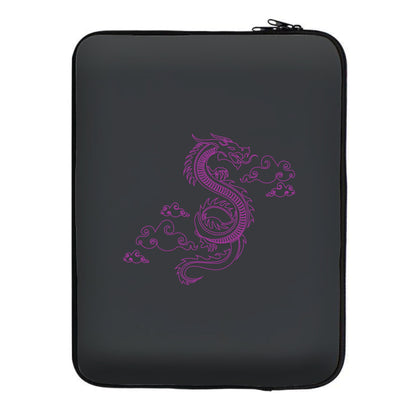 Pink - Dragon Patterns Laptop Sleeve