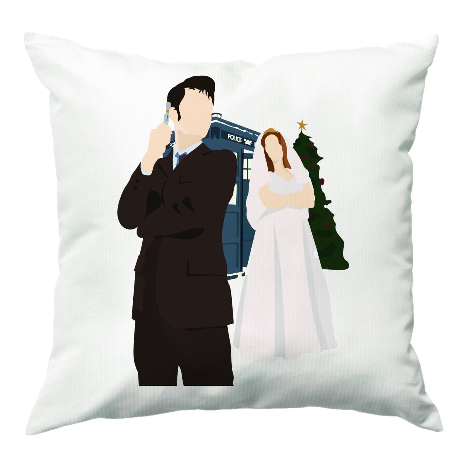 Donna And The Doctor Cushion