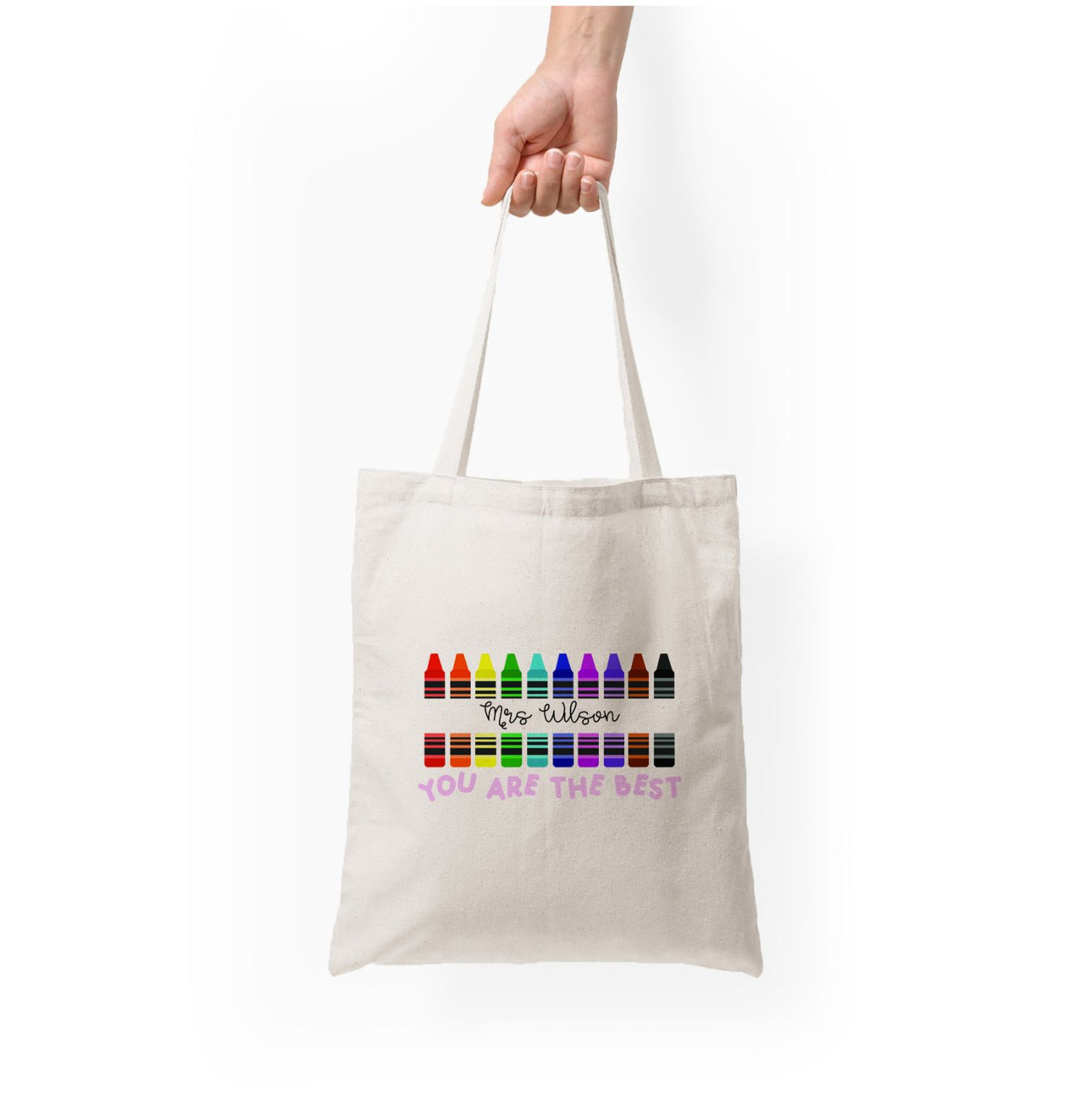 You Are The Best - Personalised Teachers Gift Tote Bag