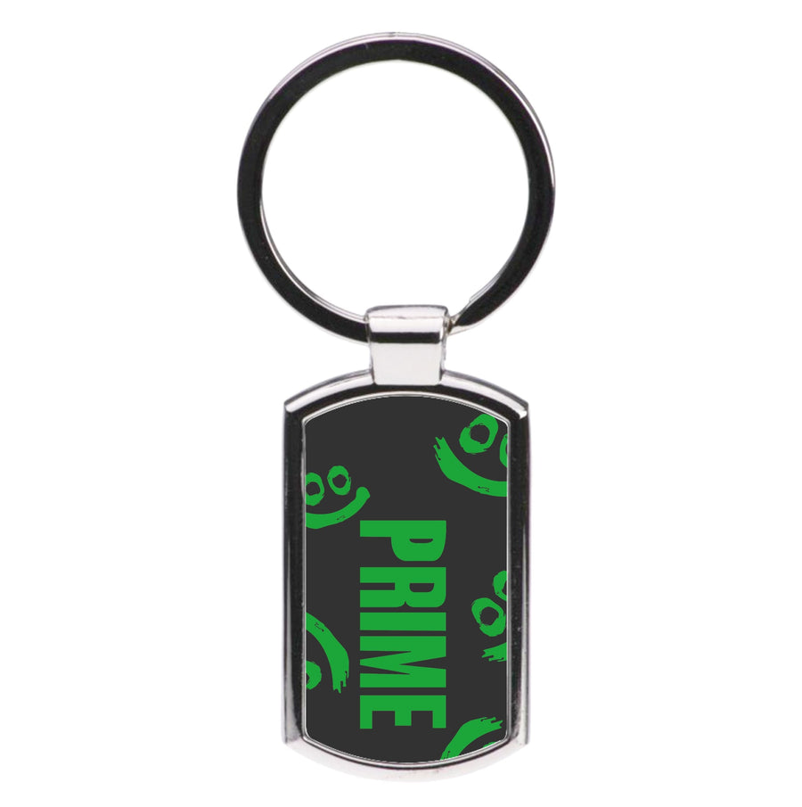 Prime - Green And Black Luxury Keyring