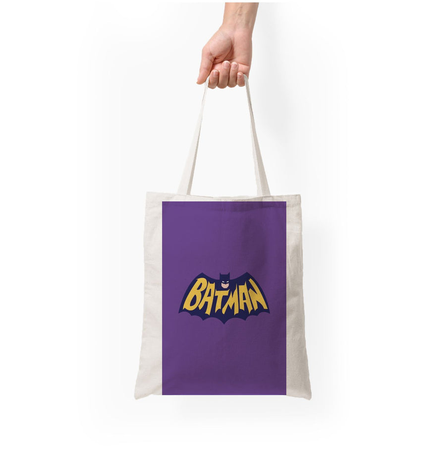 Batman Purple Logo Tote Bag