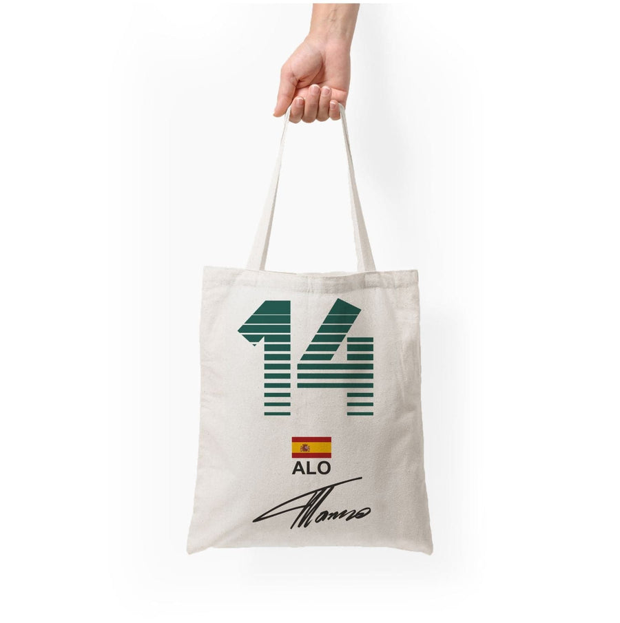 Fernando Alonso - F1 Tote Bag
