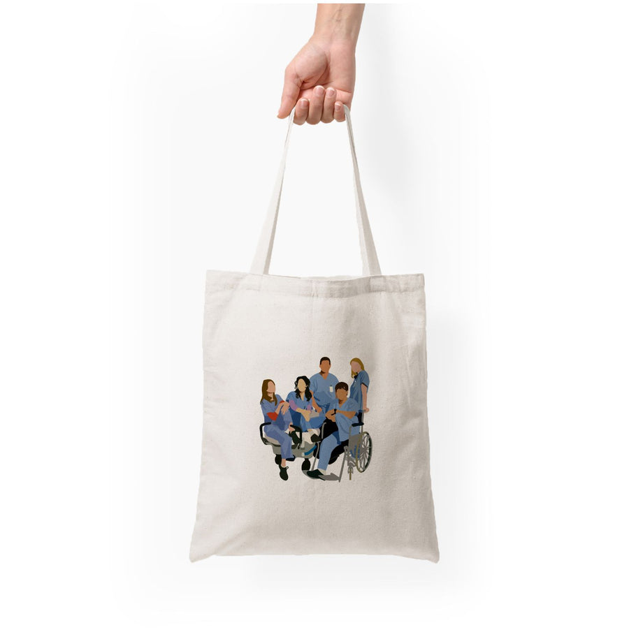 Greys Anatomy Cast Tote Bag