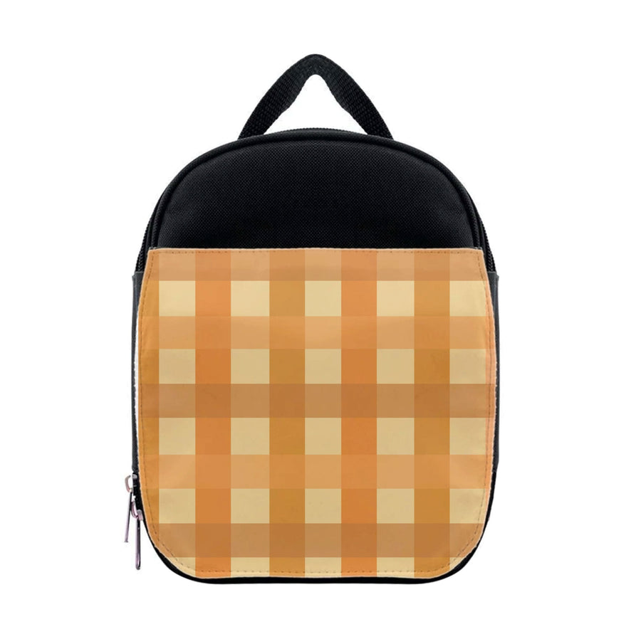 Orange Plaid Pattern- Autumn Lunchbox