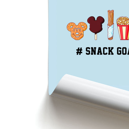 Snack Goals Poster