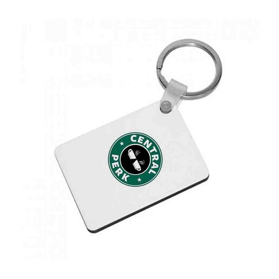 Central Perk - Starbucks Logo - Friends Keyring - Fun Cases