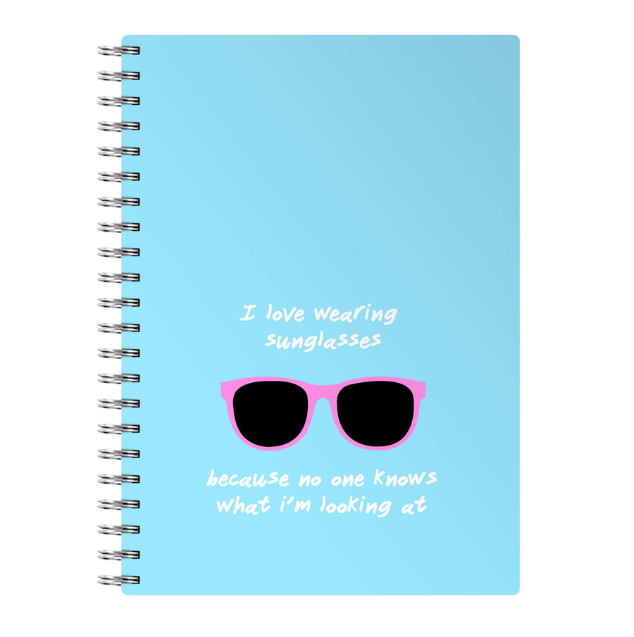 I Love Wearing Sunglasses - Summer Notebook