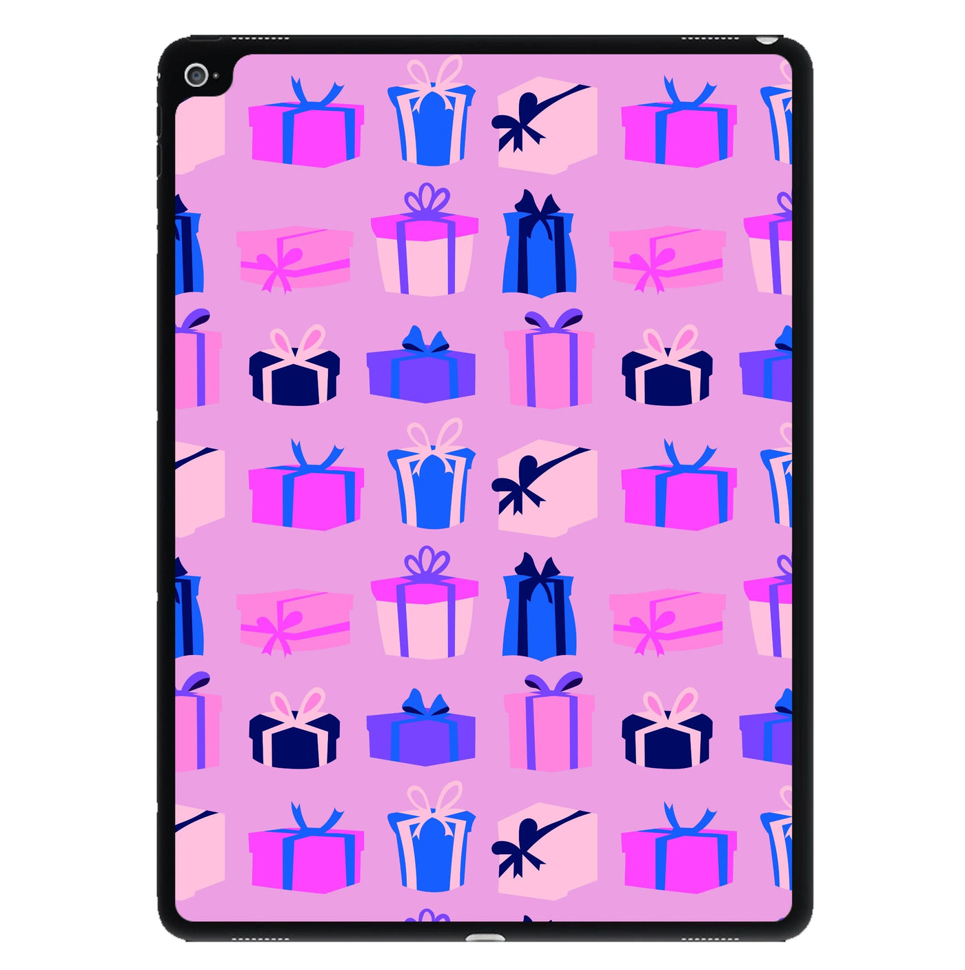 Pink Presents - Christmas Patterns iPad Case