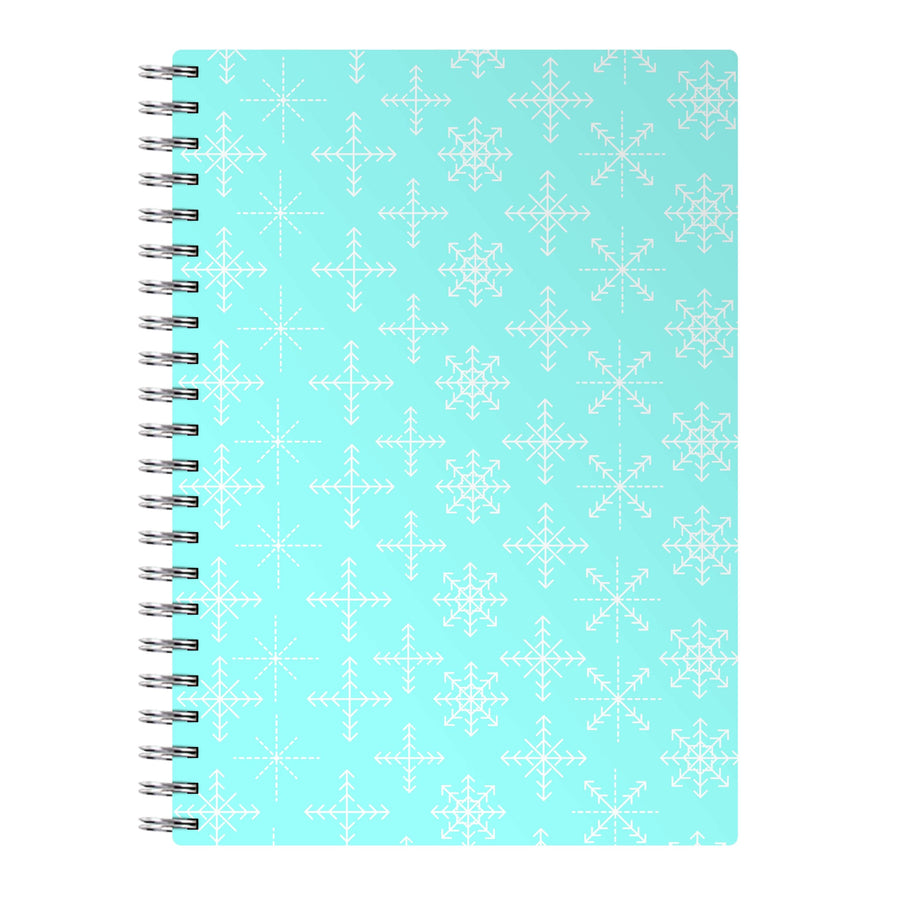 Snowflakes - Christmas Patterns Notebook