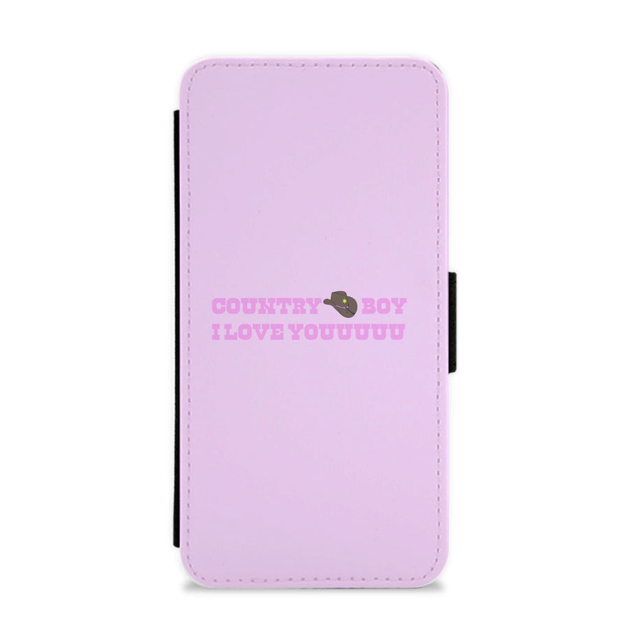 Country Boy I Love You - Memes Flip / Wallet Phone Case
