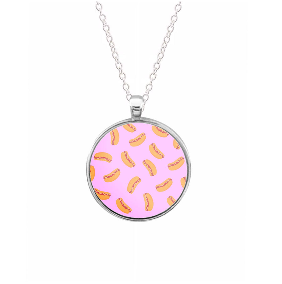 Hot Dogs - Fast Food Patterns Necklace