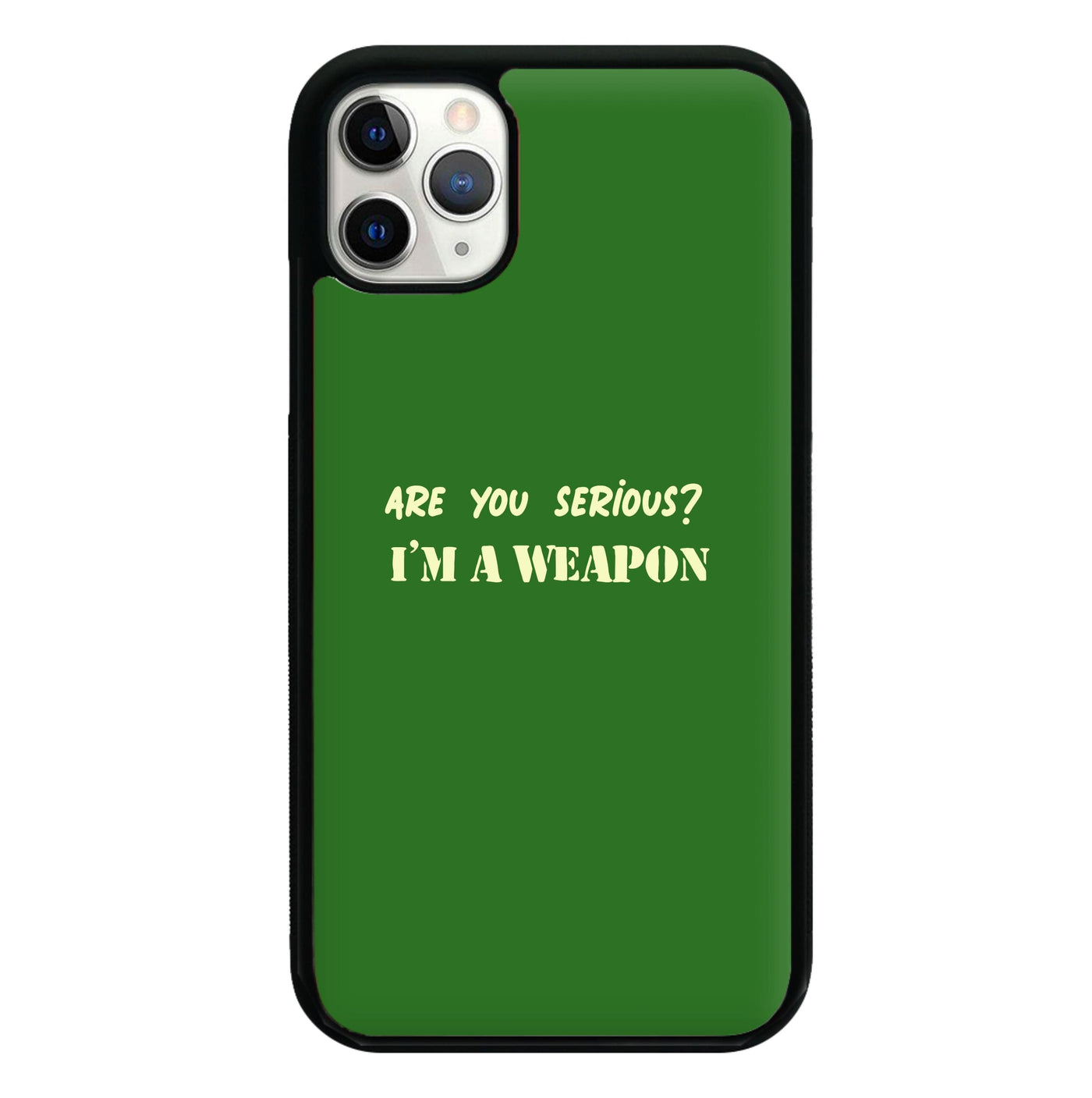 Are You Serious? I'm A Weapon - Islanders Phone Case