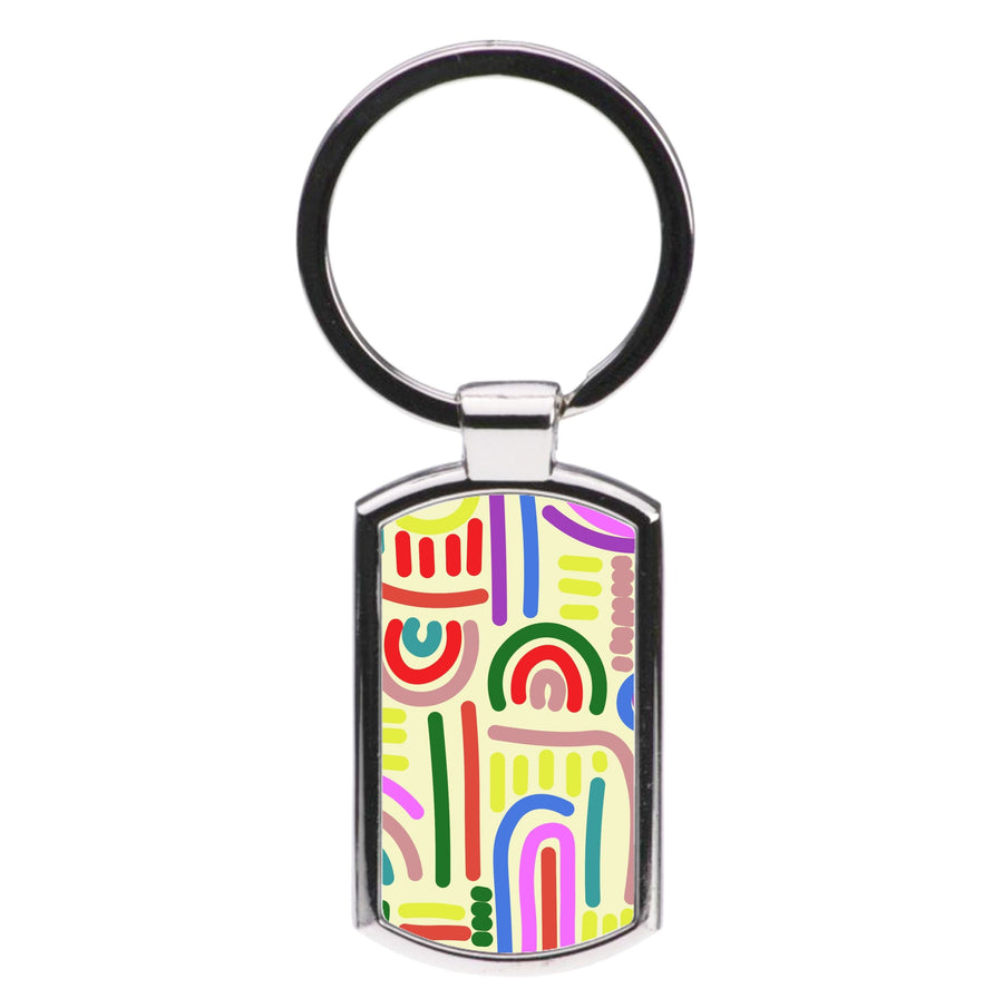Abstract Patterns 23 Luxury Keyring