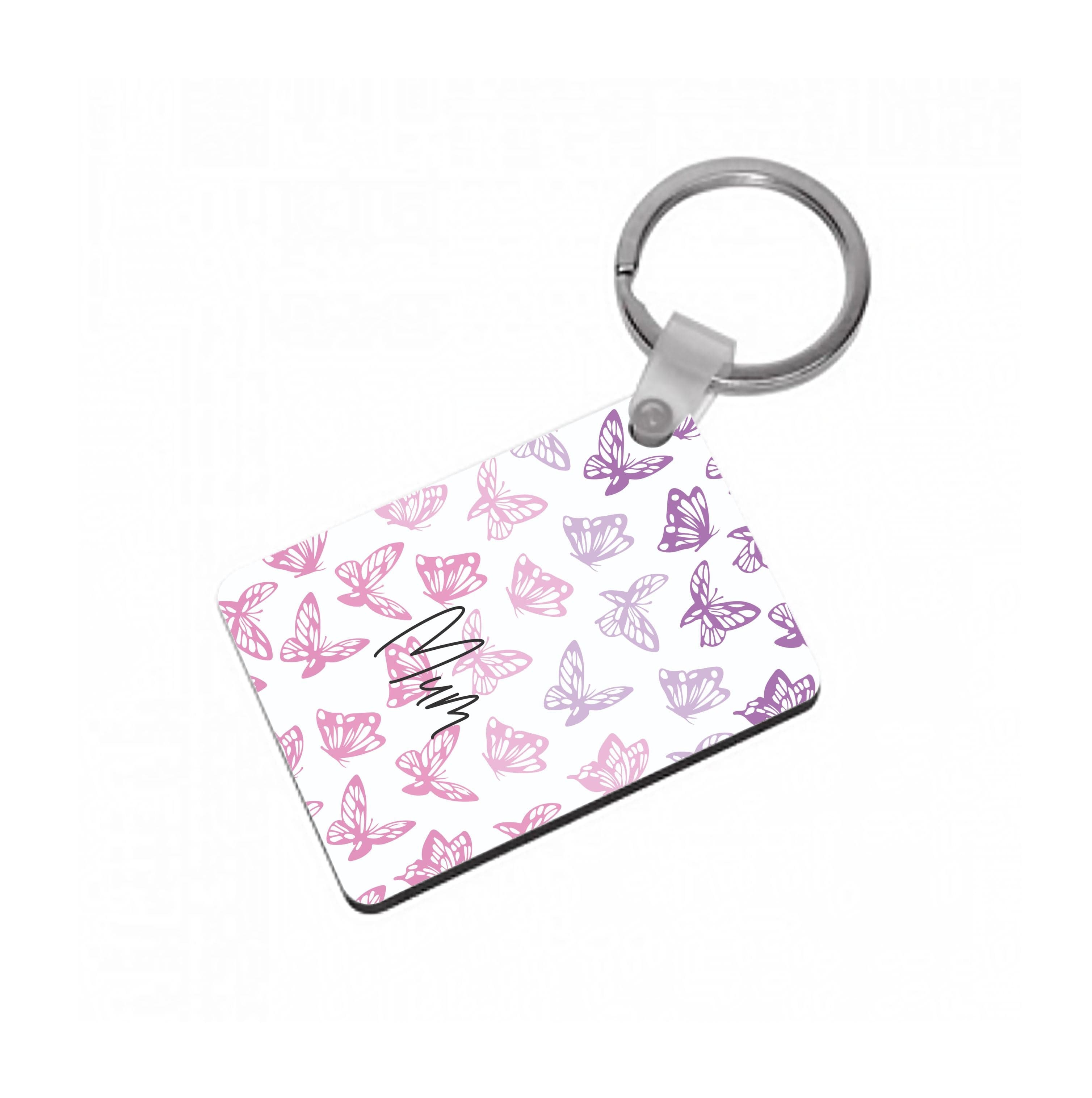 Mum Butterflies - Mother's Day Keyring