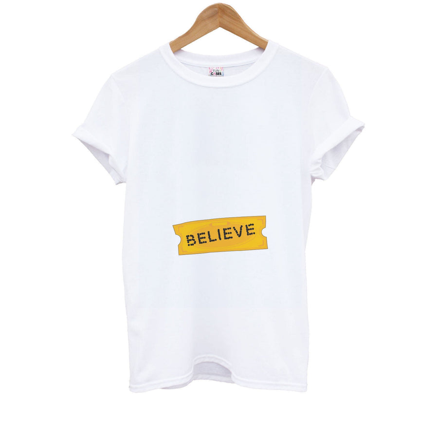 Believe - Polar Express Kids T-Shirt