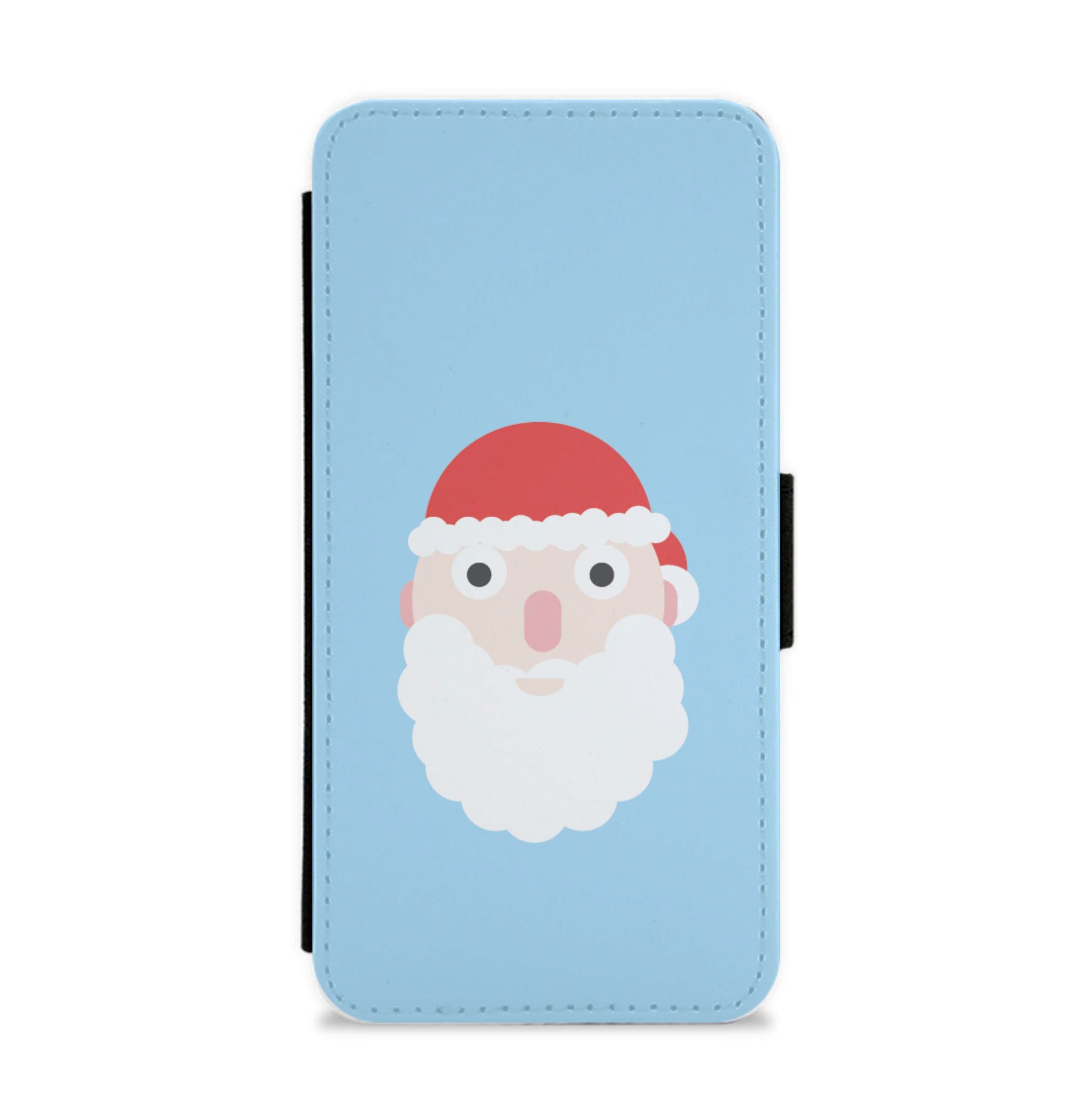 Santa's Face - Christmas Flip / Wallet Phone Case