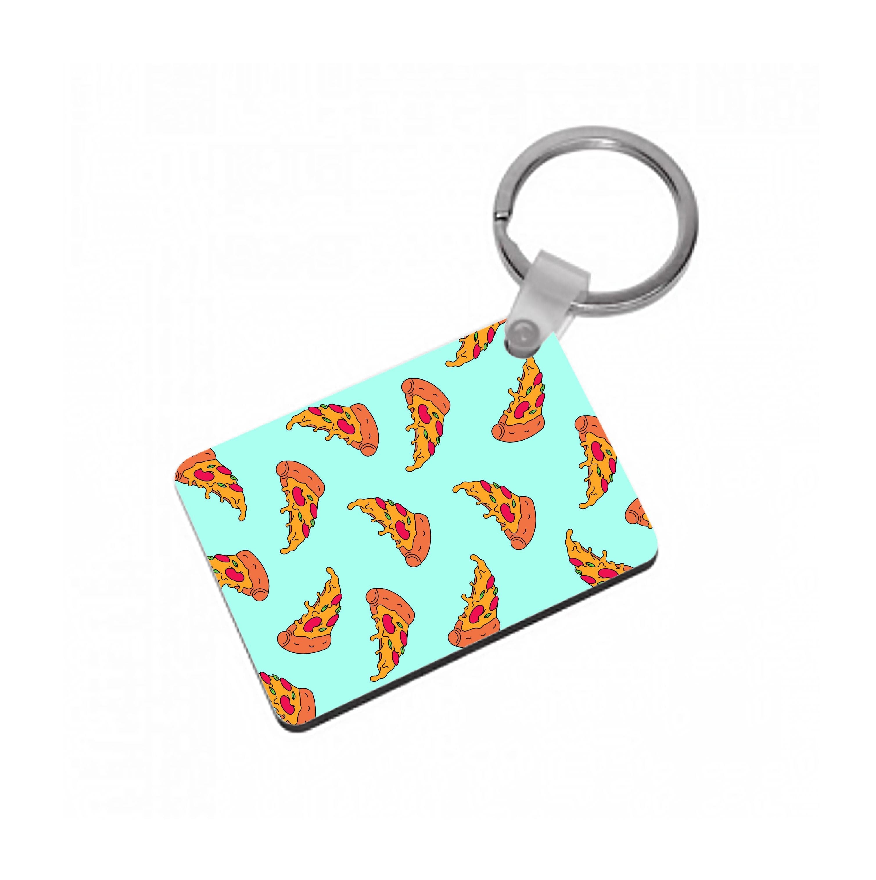 Pizza - Fast Food Patterns Keyring