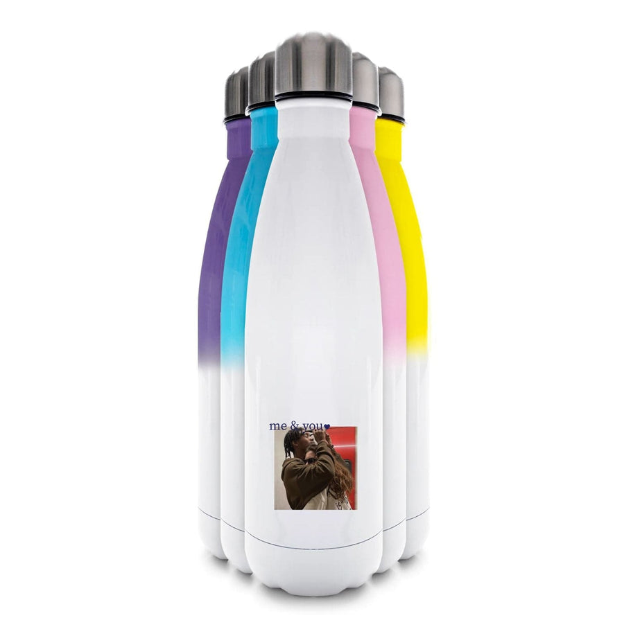 Me And You - Personalised Couples Water Bottle