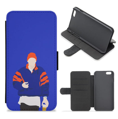 Orange Beanie Flip / Wallet Phone Case