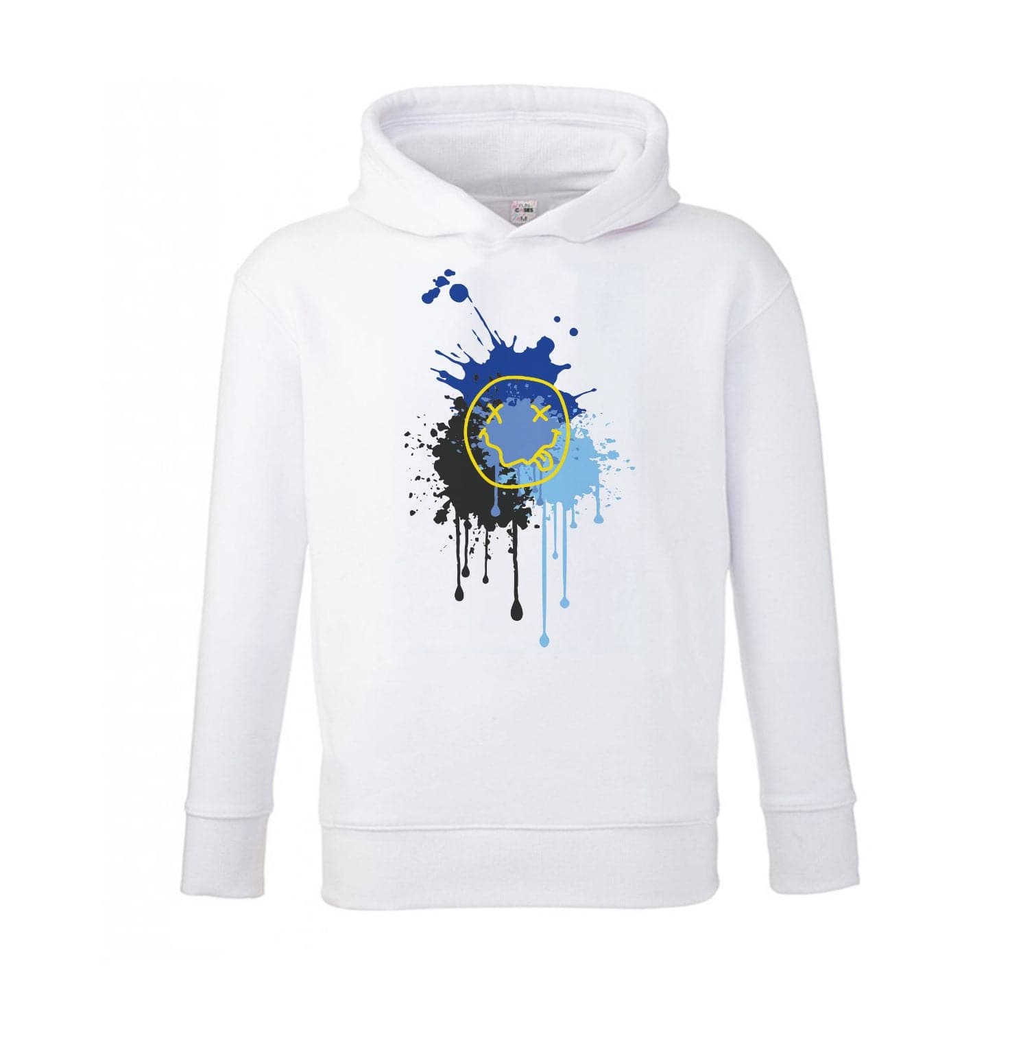 Blue Graffiti - Skate Aesthetic  Kids Hoodie