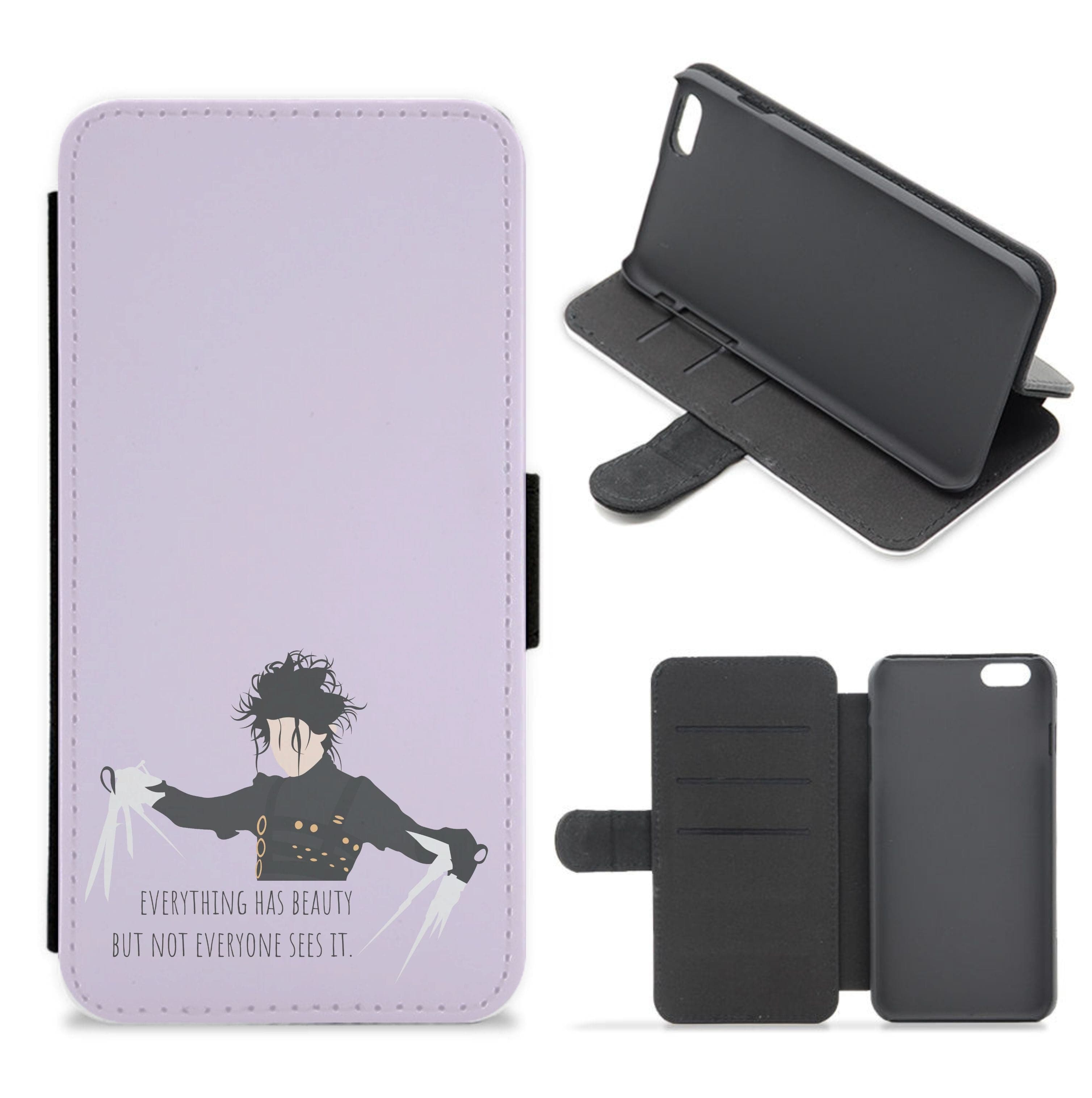 Everything Has Beauty - Scissorhands Flip / Wallet Phone Case