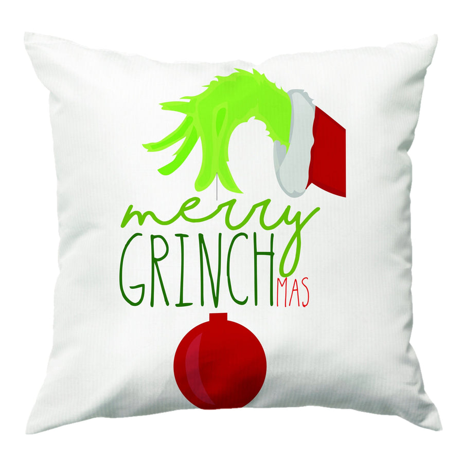 Merry GrinchMas - Grinch Cushion