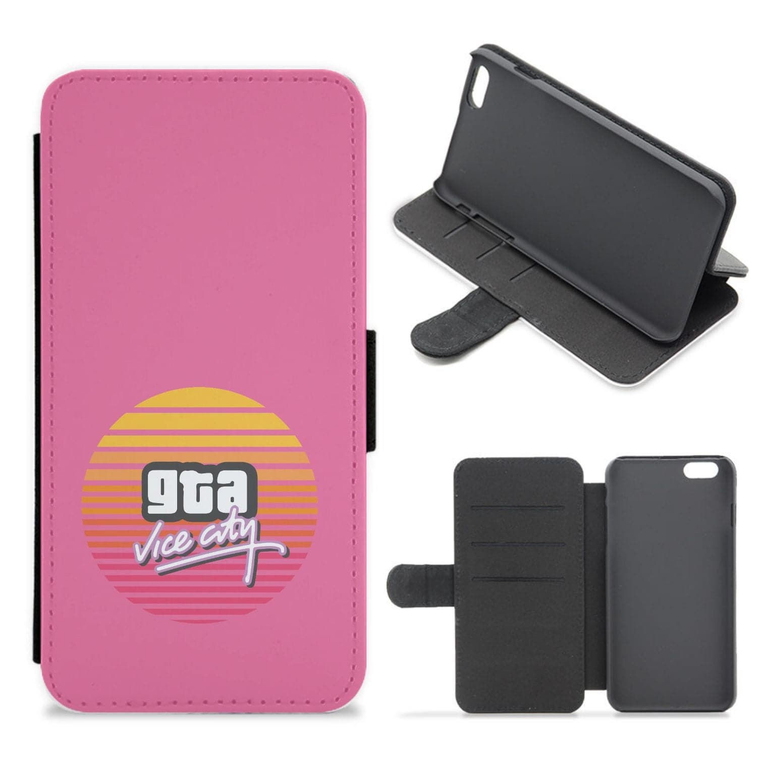 Vice City - Video Game Flip / Wallet Phone Case