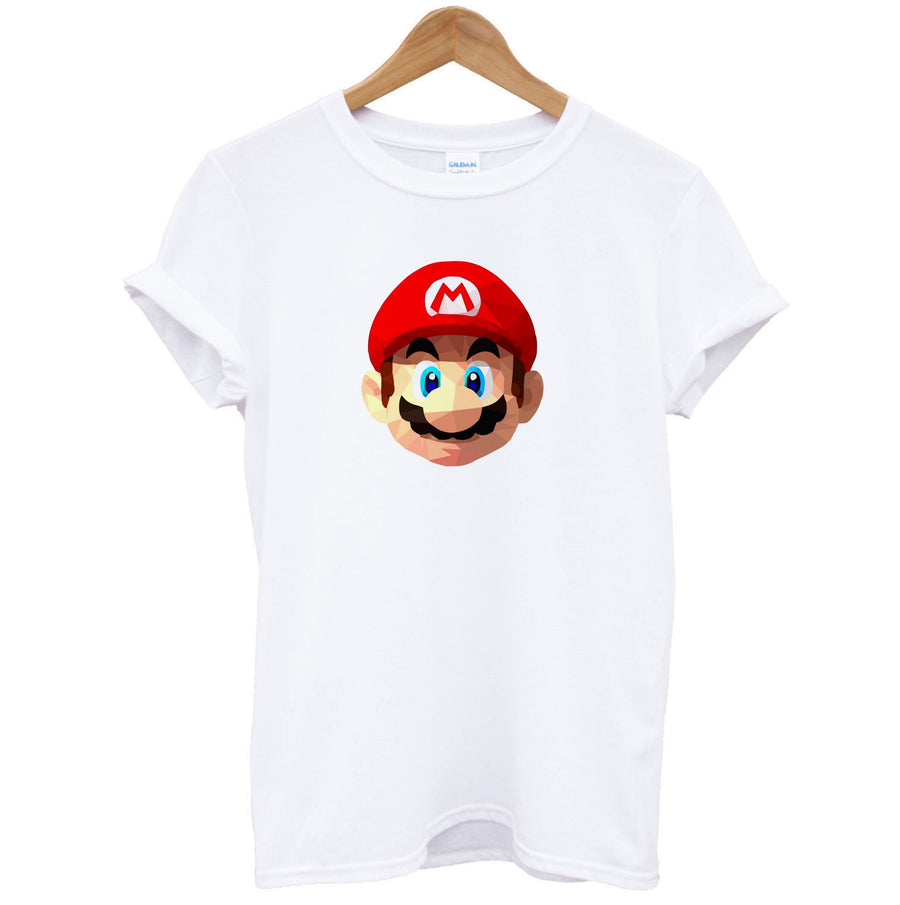 Mario Face - Mario T-Shirt