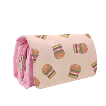 Burgers - Fast Food Patterns Pencil Case