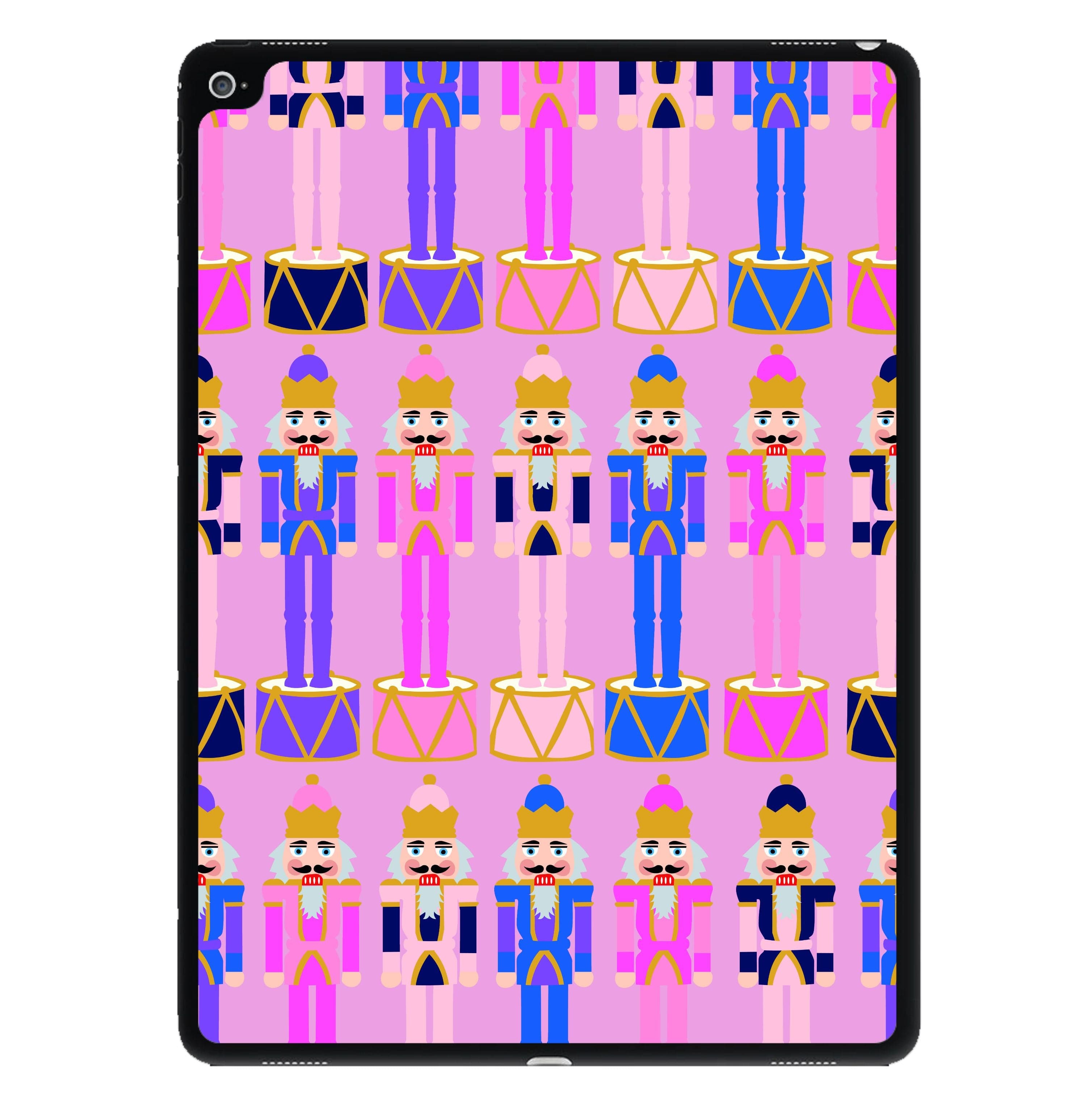 Pink Nutcracker - Christmas Patterns iPad Case