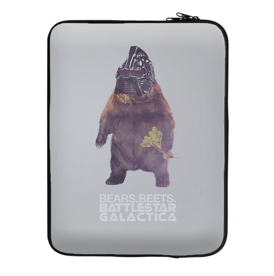 Bears Beets Battlestar Galactica - The Office Laptop Sleeve