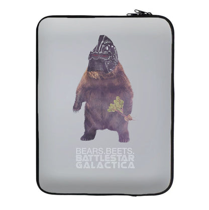 Bears Beets Battlestar Galactica Laptop Sleeve